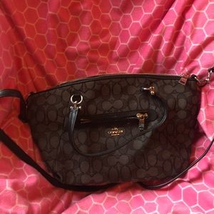Coach, crossbody, black